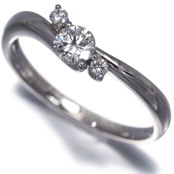 Vendome Ring Diamond 0.25Ct/ 0.05Ct 3P Us6.5-6.75 950 Platinum: Vendome Ring Diamond 0.25Ct/ 0.05Ct 3P Us6.5-6.75 950 Platinum Vendome Ring Diamond features a natural diamond with a diameter of approximately 4.1mm, set in a platinum band. The ring boasts a total