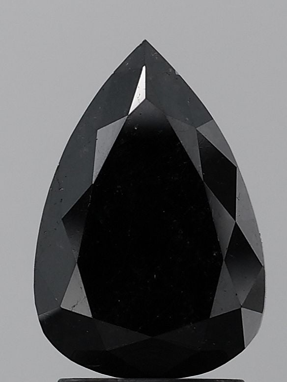 Pear 1.9ct Black VVS1 - Loose Natural Diamond: Pear 1.9ct Black VVS1 - Loose Natural Diamond 1.9ct Black VVS1 - Loose Natural Diamond with EX Cut, Color, Polish, and Symmetry. This natural diamond boasts exceptional clarity and luster, making it