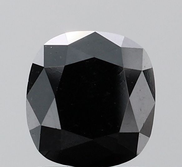 Cushion Brilliant 1.79ct Black VVS2 - Loose Natural Diamond: Cushion Brilliant 1.79ct Black VVS2 - Loose Natural Diamond 1.79ct Black VVS2 - Loose Natural Diamond, certified by NONE, boasts exceptional clarity and polish with EX symmetry and EX polish. Its
