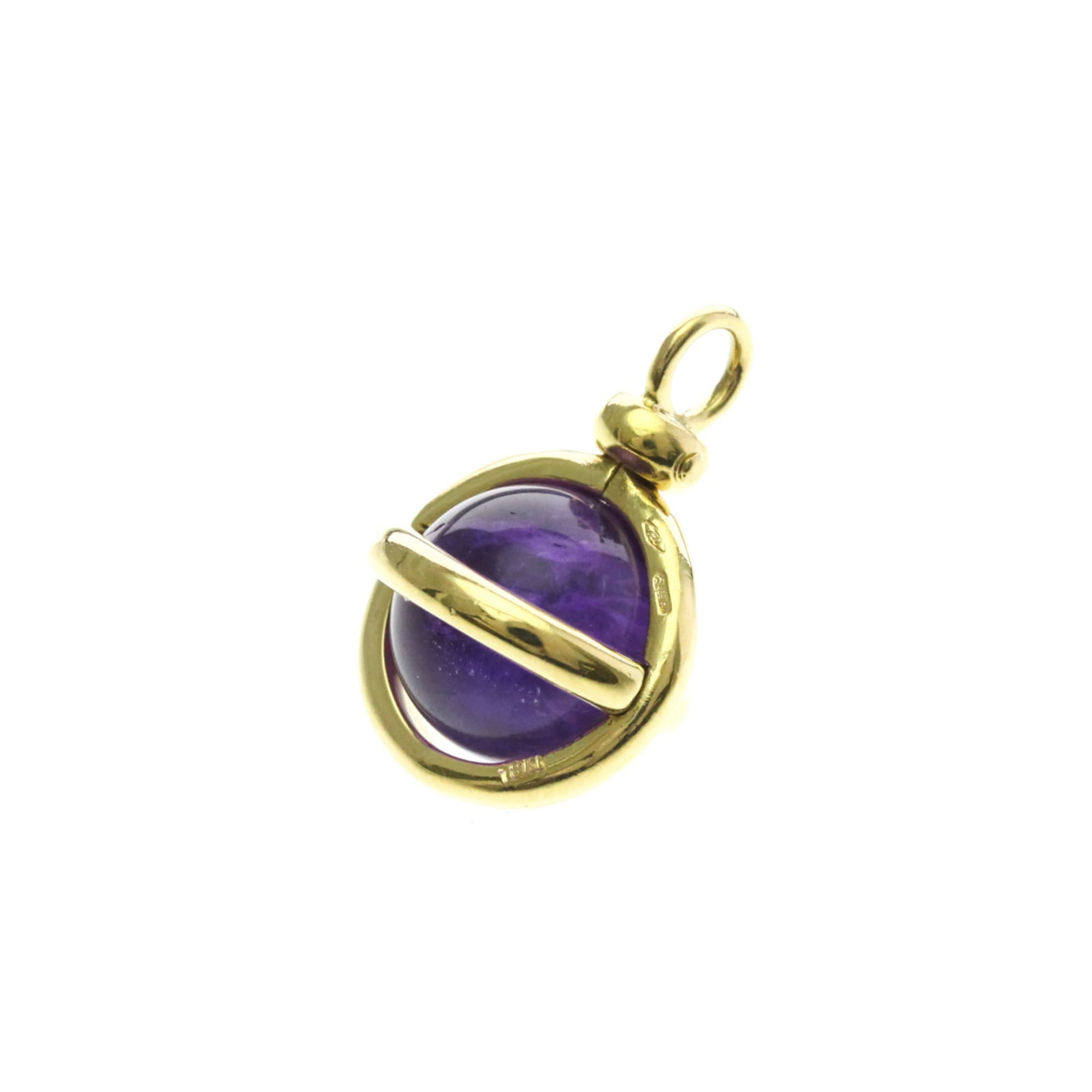 Pomellato Amethyst Charm Yellow Gold (18K) Amethyst Menwomen Fashion Pendant Necklace (Gold): Pomellato Amethyst Charm Yellow Gold (18K) Amethyst Menwomen Fashion Pendant Necklace (Gold) Yellow gold (18K) Amethyst Pendant Necklace with elegant charm design, featuring a vibrant amethyst stone s