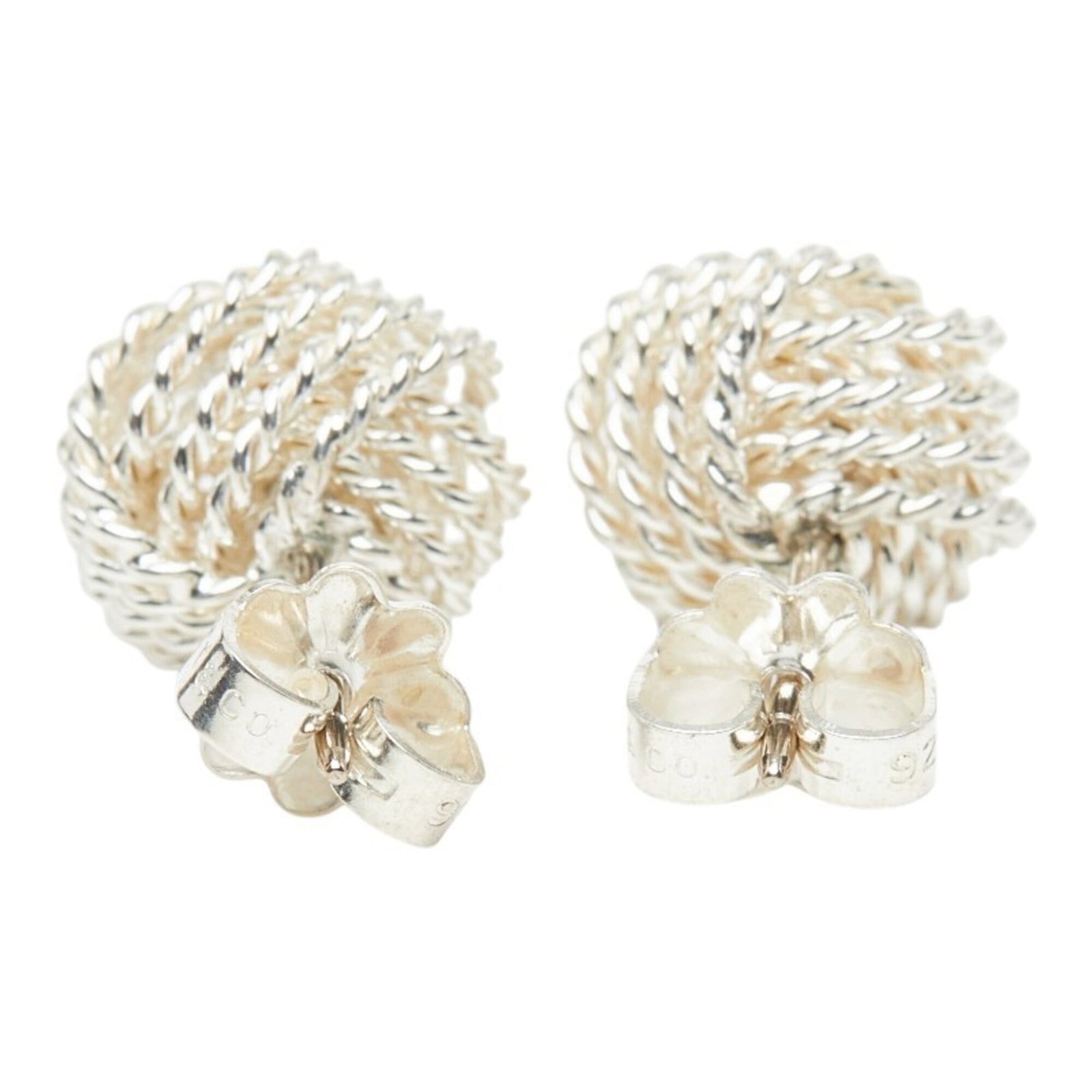 Silver Stud Earrings Tiffany - 3