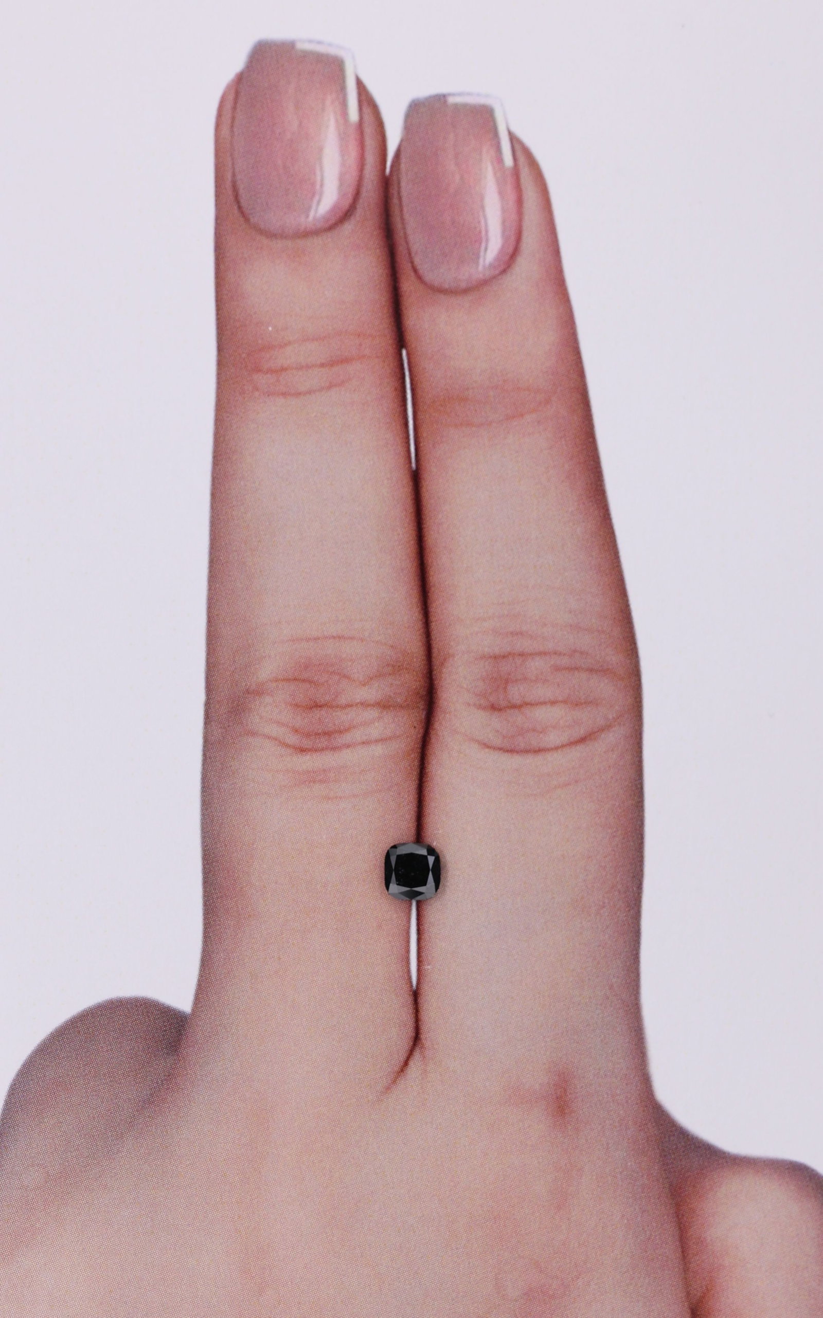GIA Cushion Brilliant 0.33ct Fancy Black VVS2 - Loose Natural Diamond: GIA Cushion Brilliant 0.33ct Fancy Black VVS2 - Loose Natural Diamond GIA certified, loose natural diamond with exceptional clarity and polish. This Fancy Black VVS2 stone boasts an EX symmetry and EX