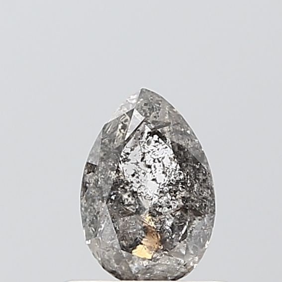 Pear 0.57ct Salt And Pepper VVS2 - Loose Natural Diamond: Pear 0.57ct Salt And Pepper VVS2 - Loose Natural Diamond Salt and pepper diamonds are among the rarest and most unique natural diamond colors, offering a distinctive contrast to traditional colorless 