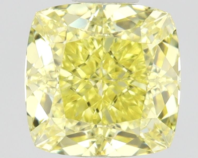 GIA Cushion Brilliant 0.5ct Fancy Intense Yellow IF - Loose Natural Diamond: GIA Cushion Brilliant 0.5ct Fancy Intense Yellow IF - Loose Natural Diamond GIA-certified, this 0.5ct Fancy Intense Yellow IF diamond boasts exceptional clarity and polish, with EX measurements
