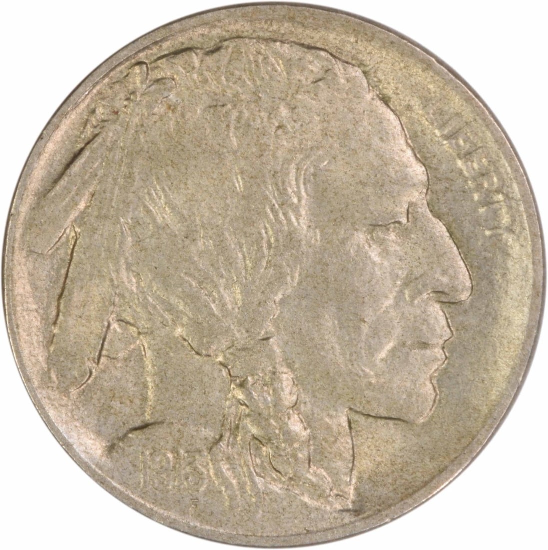 Type 1 Buffalo Nickel 1913-D Choice BU (1 of 2)