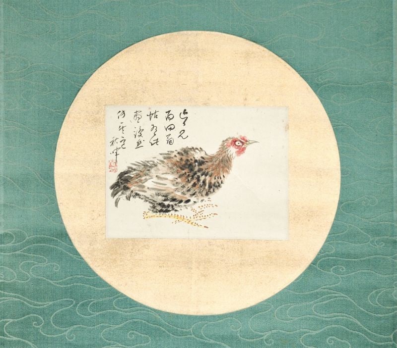 Gamecock Rooster Shamo Shuki Antique Japanese Scroll Painting: Gamecock Rooster Shamo Shuki Antique Japanese Scroll Painting Item Specifics: Artist: Okamoto Shuki Subject: Shamo Gamecock Rooster Material: Paper Style: Japanese Year Of Production: 2010 Product Dis