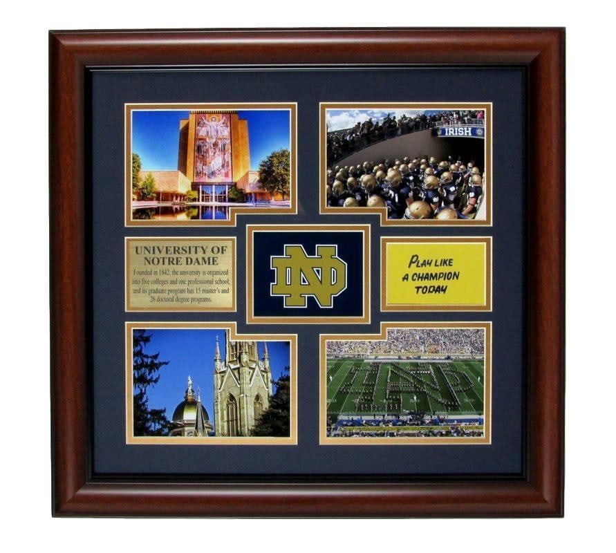 Framed Photo Collage Notre Dame Landmarks (1 of 2)