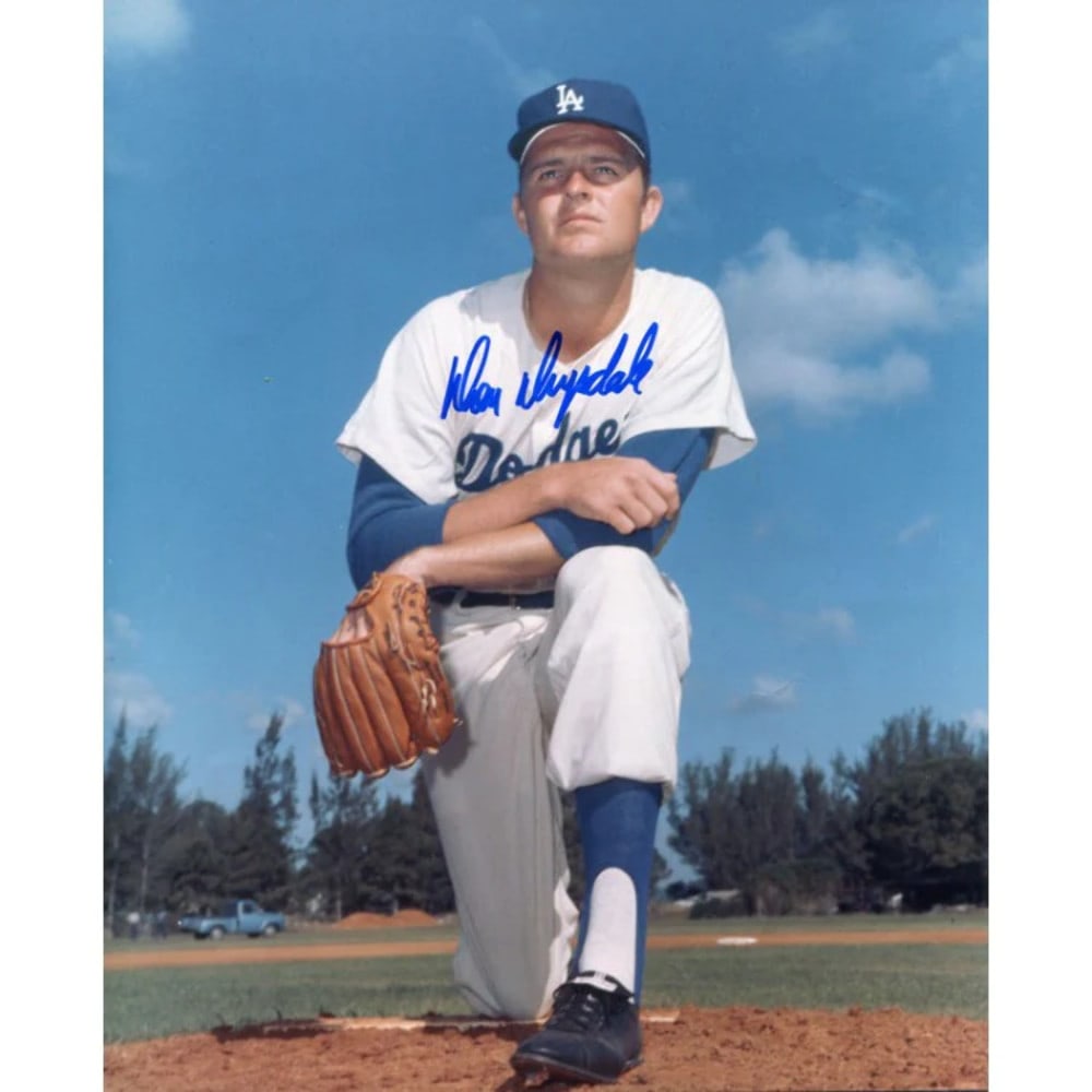 Don Drysdale Autographed 8x10 photo: Don Drysdale Autographed 8x10 photo Don Drysdale's sharpie signature adds authenticity to this 8x10 photo, which captures the essence of the legendary pitcher. The photo itself is a great representati