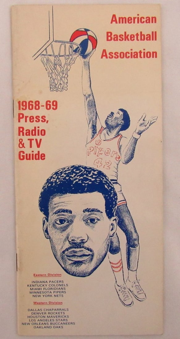 1968-69 American Basketball Association ABA Press, Radio & TV Guide 136357 (1 of 1)