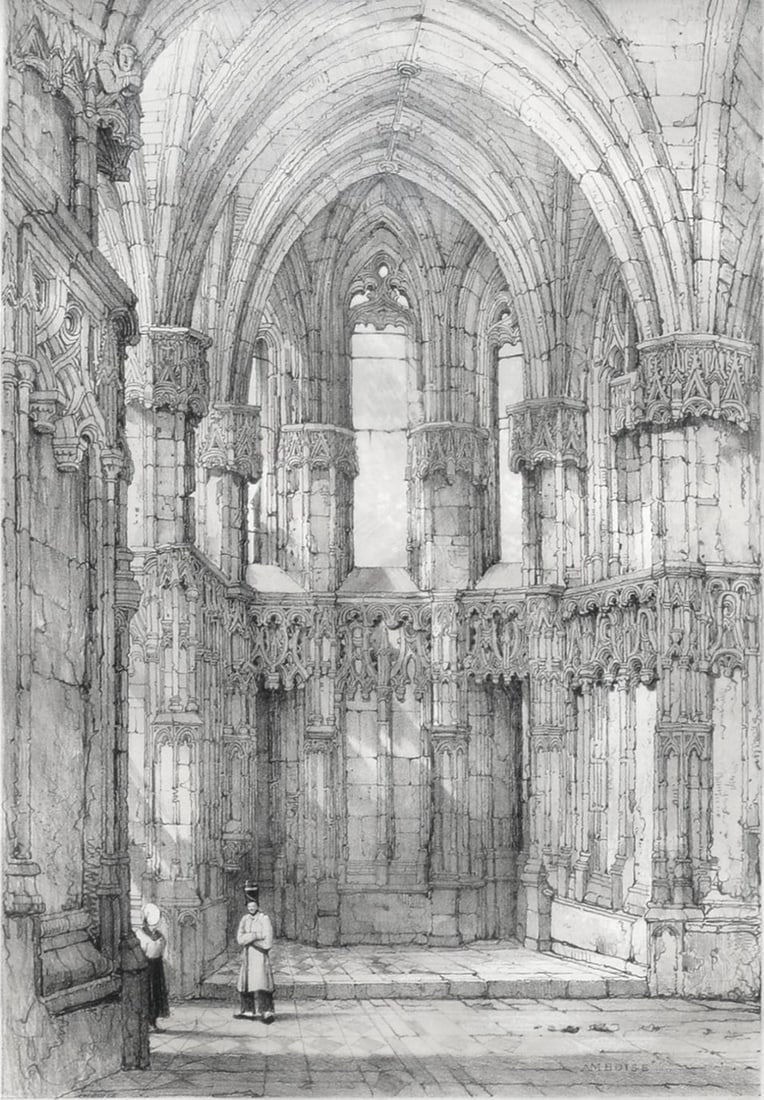 Samuel Prout Lithograph Framed Amboise Castle Chapel French Architecture Art: Samuel Prout Lithograph Framed Amboise Castle Chapel French Architecture Art Item Specifics: Artist: Samuel Prout Subject: Amboise Castle Chapel French Architecture Material: Paper Lithograph Style: J