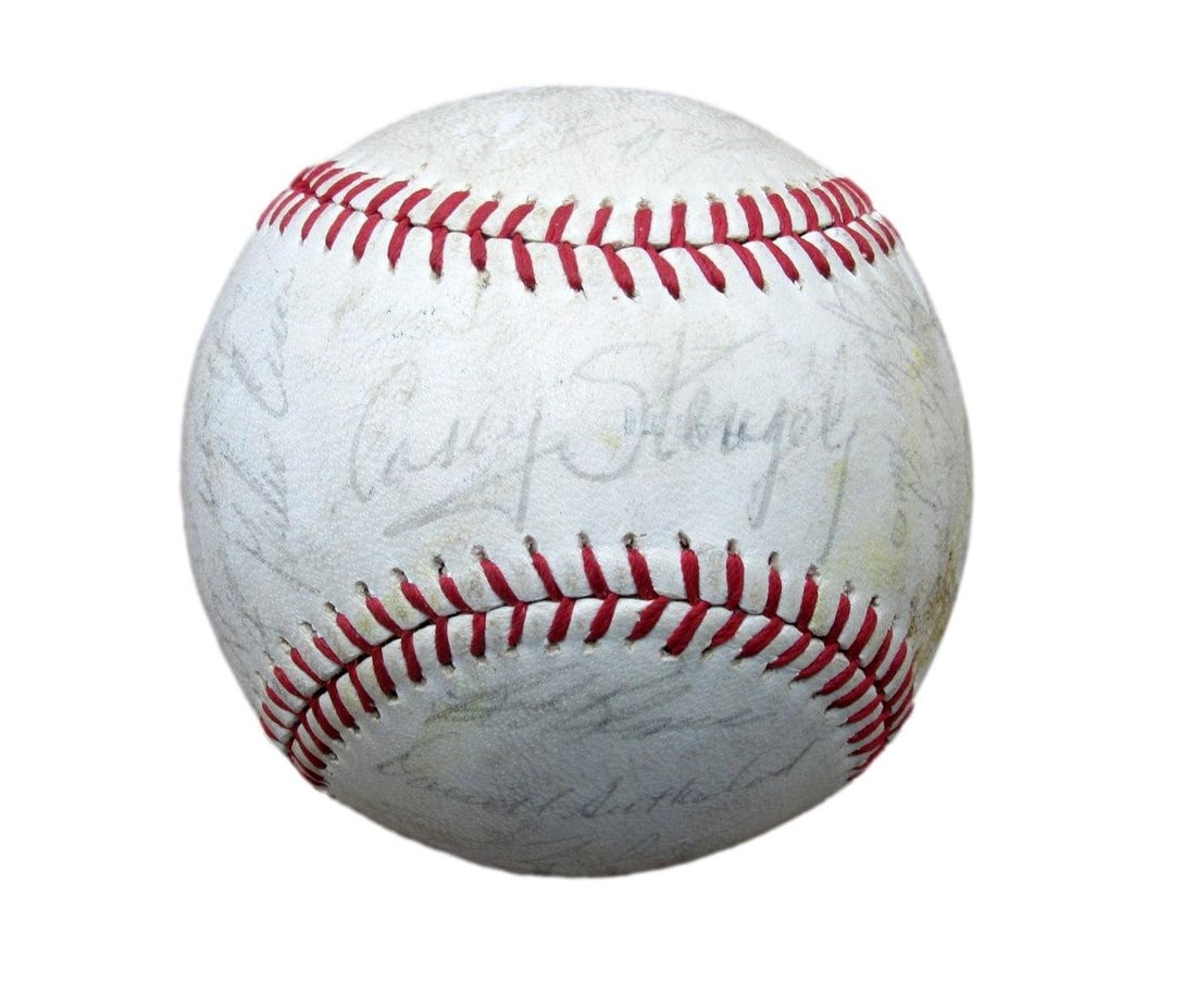1965 Mets Team Signed/ Autographed (26) Mets Baseball Stengel HOF McGraw 196310: 1965 Mets Team Signed/ Autographed (26) Mets Baseball Stengel HOF McGraw 196310 Signed by 26 members of the iconic 1965 New York Mets team, including legendary managers Casey Stengel and Gil Hodges, a