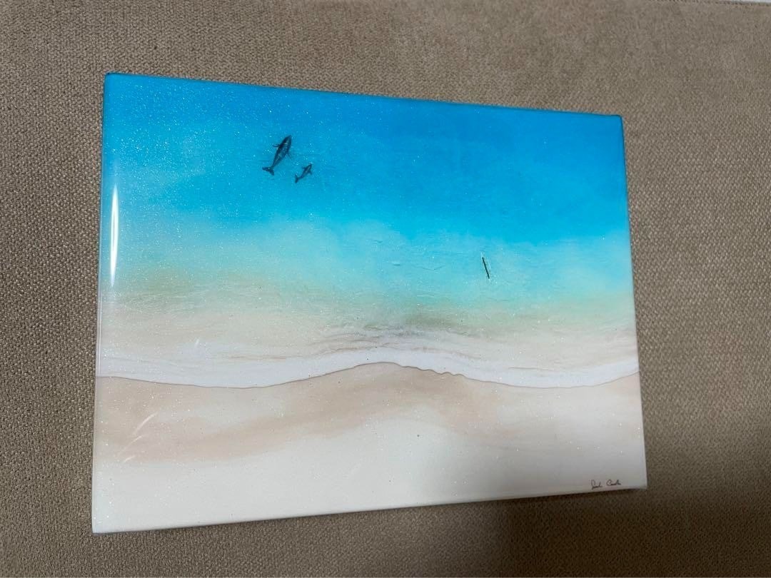 Sarah Caudle Wailea 2 Resin Art Includes signature and warranty card collectible: Sarah Caudle Wailea 2 Resin Art Includes signature and warranty card collectible Item Specifics: Artist: Sarah Caudle Signed By: Sarah Caudle Size: Large Signed: Yes Material: Resin Framing: Unframed 