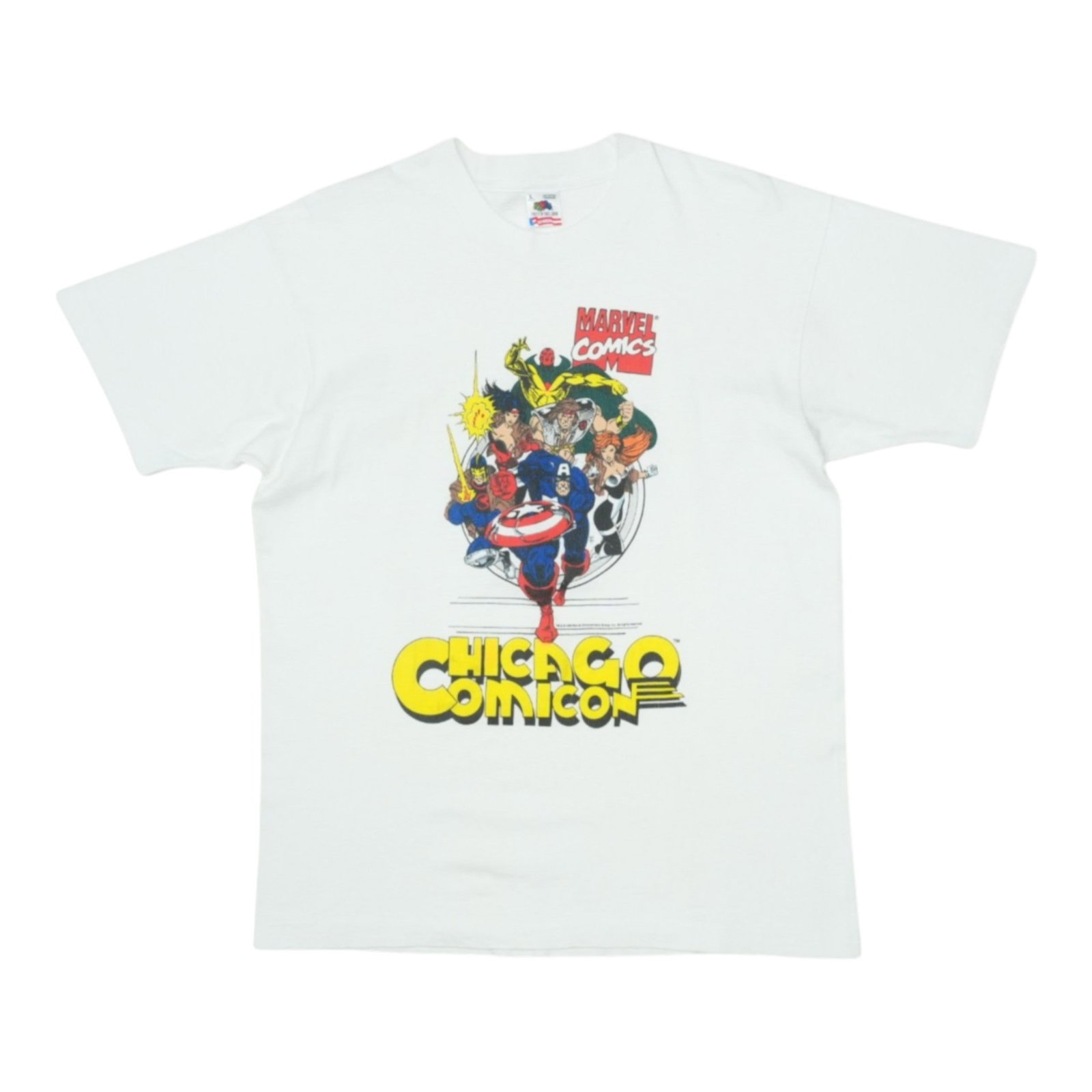 Comics Marvel Chicago 1994 Shirt: Comics Marvel Chicago 1994 Shirt Marvel Chicago 1994 Shirt - A nostalgic piece for fans of the iconic comic book series, featuring the beloved characters from the Marvel universe on a retro-style shir