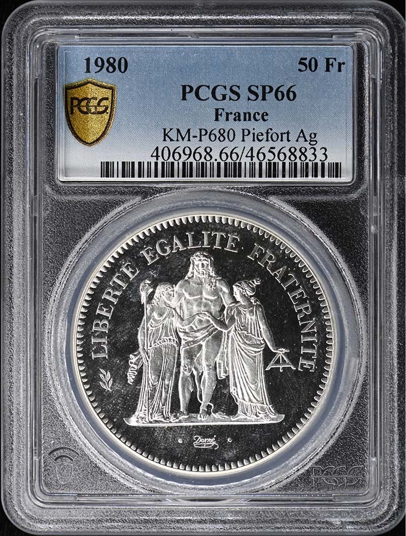 Km 50 Fr Les Essais 1980 Pcgs Sp66: Km 50 Fr Les Essais 1980 Pcgs Sp66 The Km 50 Fr Les Essais 1980 PCGS SP66 is an uncirculated coin from the year 1980, certified by the Professional Coin Grading Service (PCGS) with a grade of SP66. Th