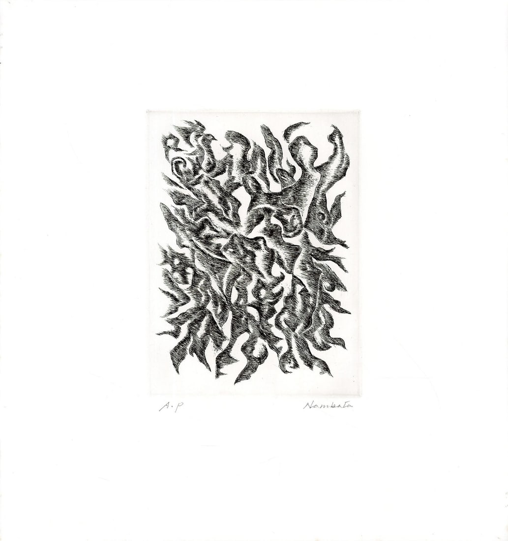 Tatsuoki Nambata Signed Copperplate Etching Aggregate Abstract Art AP Edition: Tatsuoki Nambata Signed Copperplate Etching Aggregate Abstract Art AP Edition Item Specifics: Artist: Tatsuoki Nambata Subject: Abstract Material: Paper Style: Japanese Product Disclaimer: Please revi