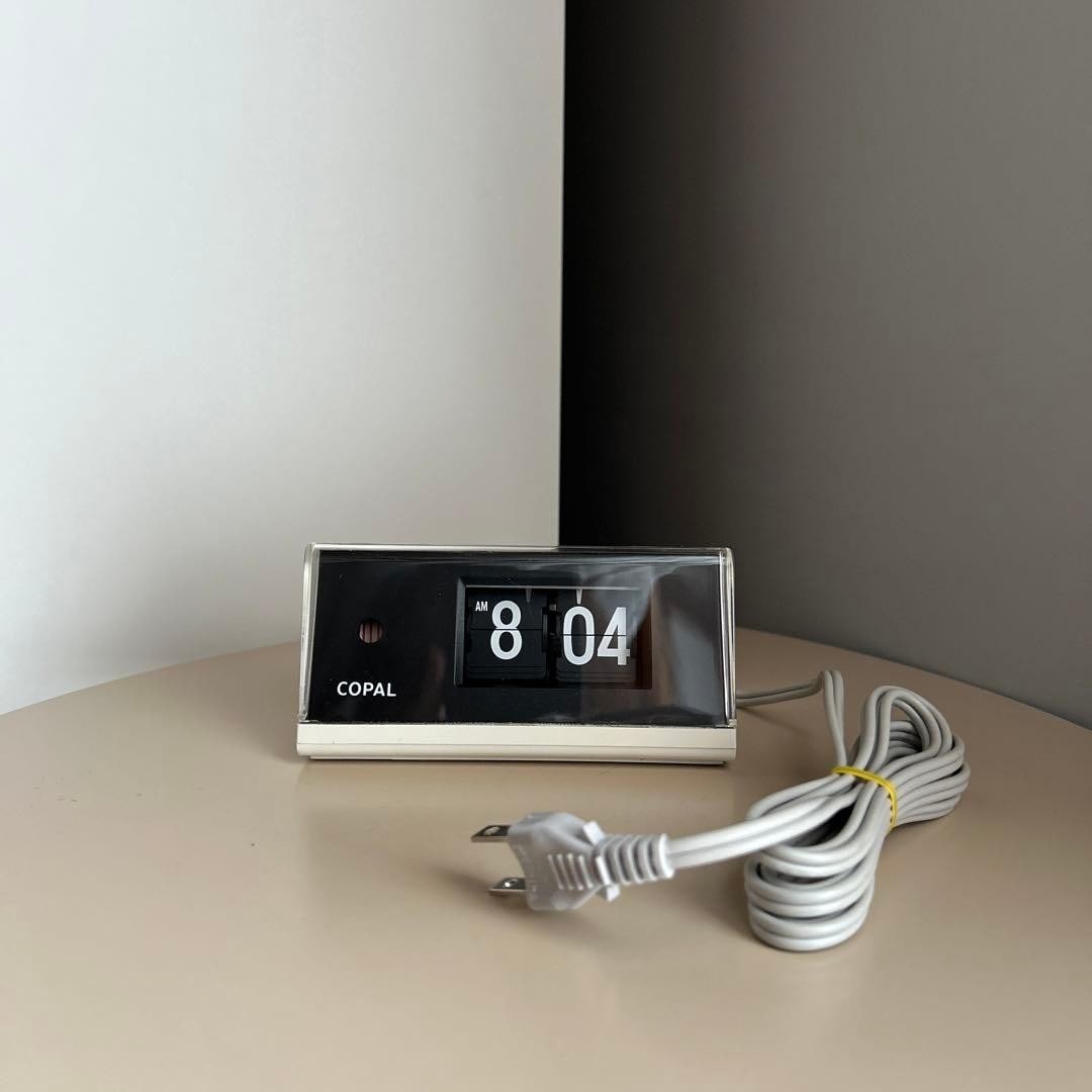 COPAL AP-110 Chrome Flip Clock Retro Futuristic Design Japan Rare Collectible (1 of 7)