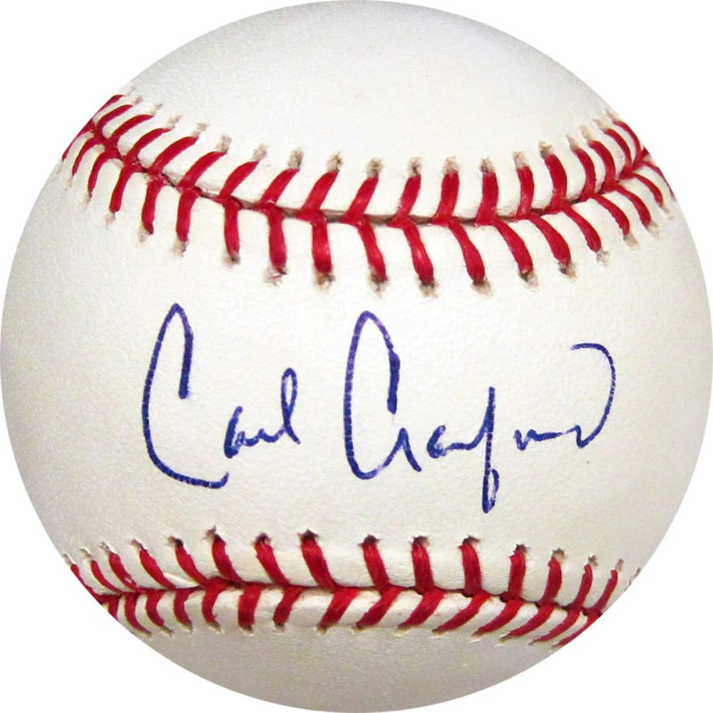 Autographed by Carl Crawford Baseball: Autographed by Carl Crawford Baseball Item Specifics: ? This is a Carl Crawford Autographed Baseball Signed in blue pen across the sweet spot of an official Major League Bud Selig baseball Item is