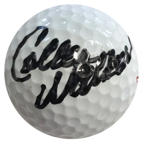 Autographed Walker Colleen Golf Ball Top Flite XL 3: Autographed Walker Colleen Golf Ball Top Flite XL 3 Colleen Walker's signature in black sharpie adorns the Top Flite XL 3 golf ball, adding a touch of personal flair to your game. This autographed