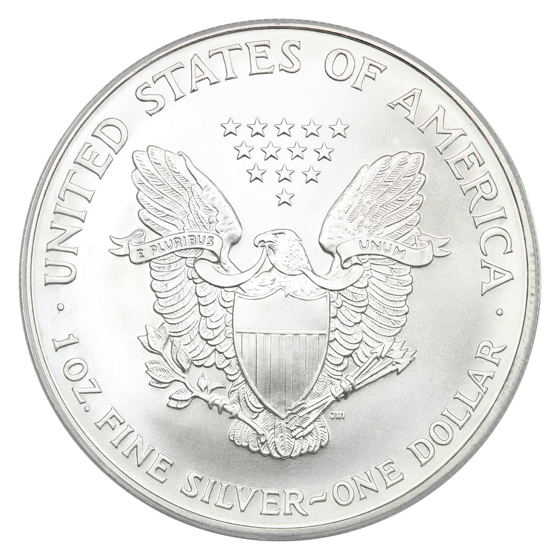 1997 $1 Silver Eagle PCGS MS70 - Silver Eagles - 4