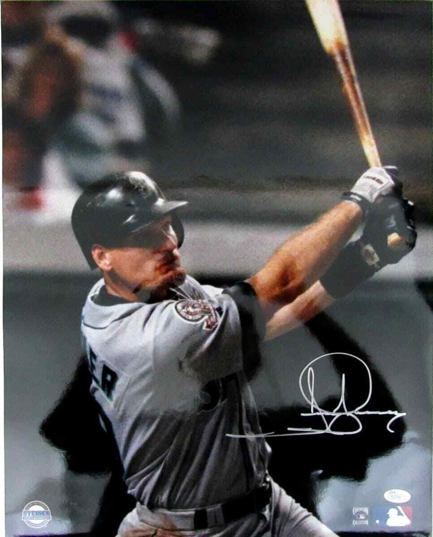 Seattle Mariners Photo 16x20 Autographed By Jay Buhner Signed JSA 129840 (1 of 3)
