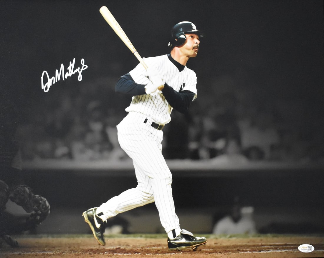 Don Mattingly Autographed/ Signed NY Yankees 16x20 Photo JSA Witness 210004: Don Mattingly Autographed/ Signed NY Yankees 16x20 Photo JSA Witness 210004 Item Specifics: Autograph Authentication: James Spence Authentication (JSA) Original/Reprint: Original Product: Photo Sport: