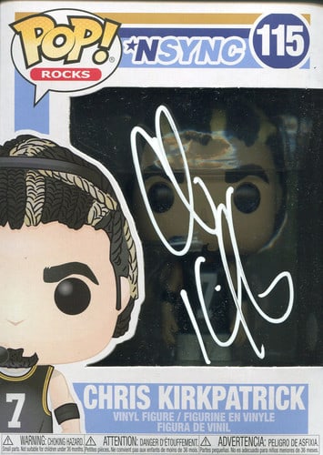 Chris Kirkpatrick Autographed *NSYNC Funko Pop (JSA): Chris Kirkpatrick Autographed *NSYNC Funko Pop (JSA) Item Specifics: Brand: James Spence Authentication (JSA) Chris Kirkpatrick Autographed *NSYNC Funko Pop Signed inWhitepaint pen across the front of