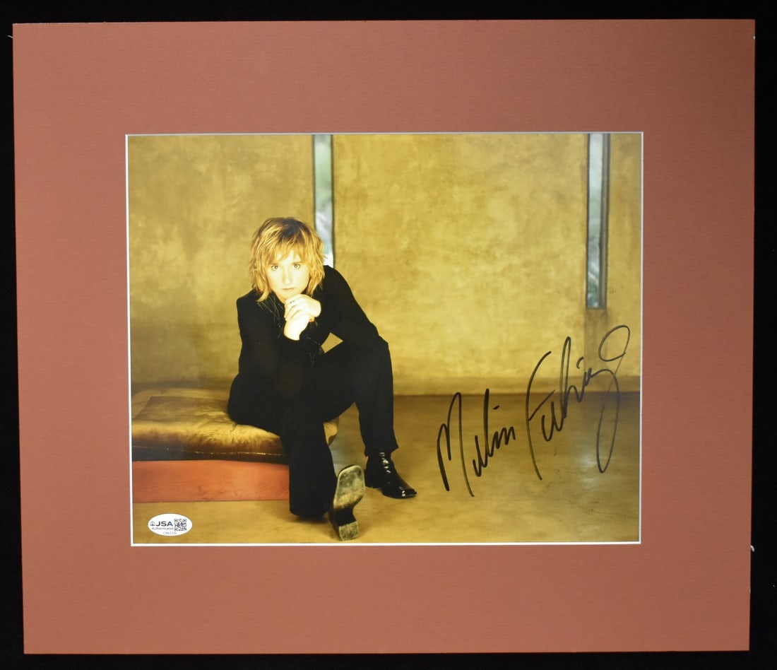 Melissa Etheridge Autographed/ Signed 8x10 Matted Photo Singer JSA 211937 (1 of 3)
