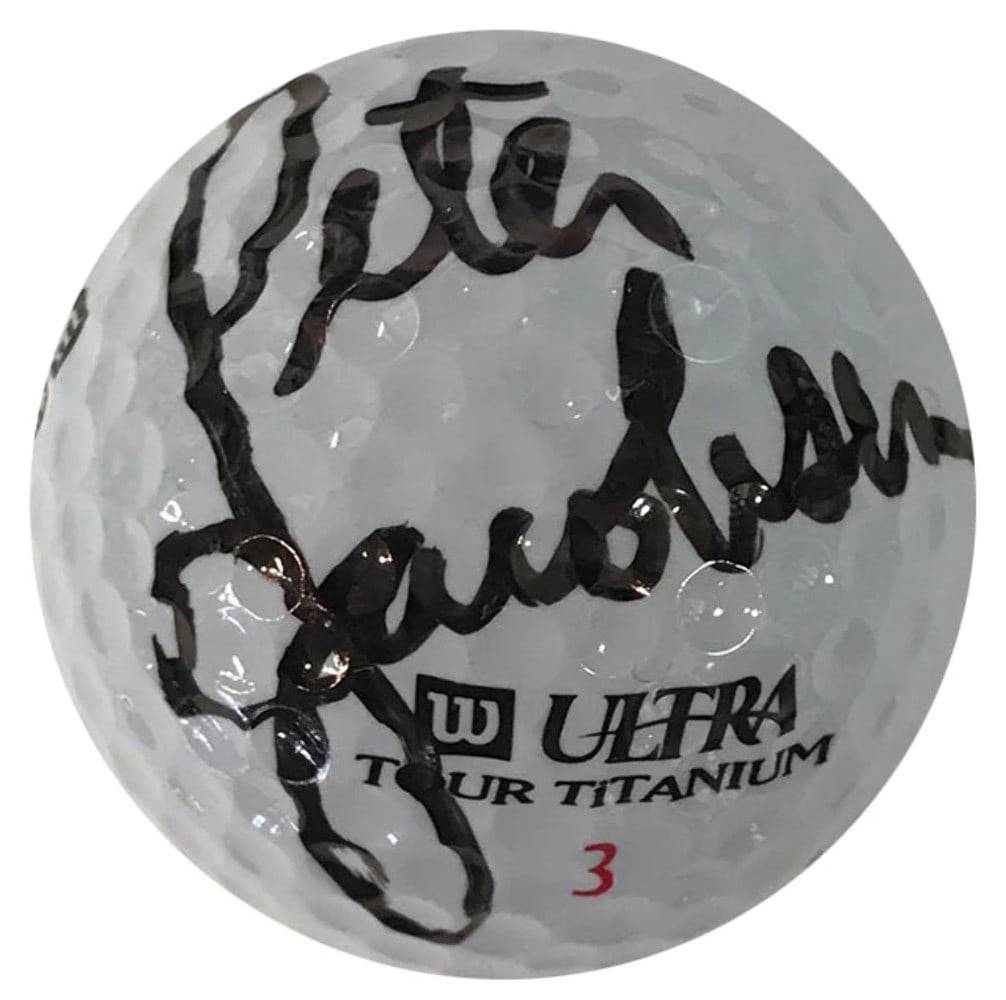 Peter Jacobsen Autographed Ultra Tour Titanium 3 Golf Ball (1 of 1)