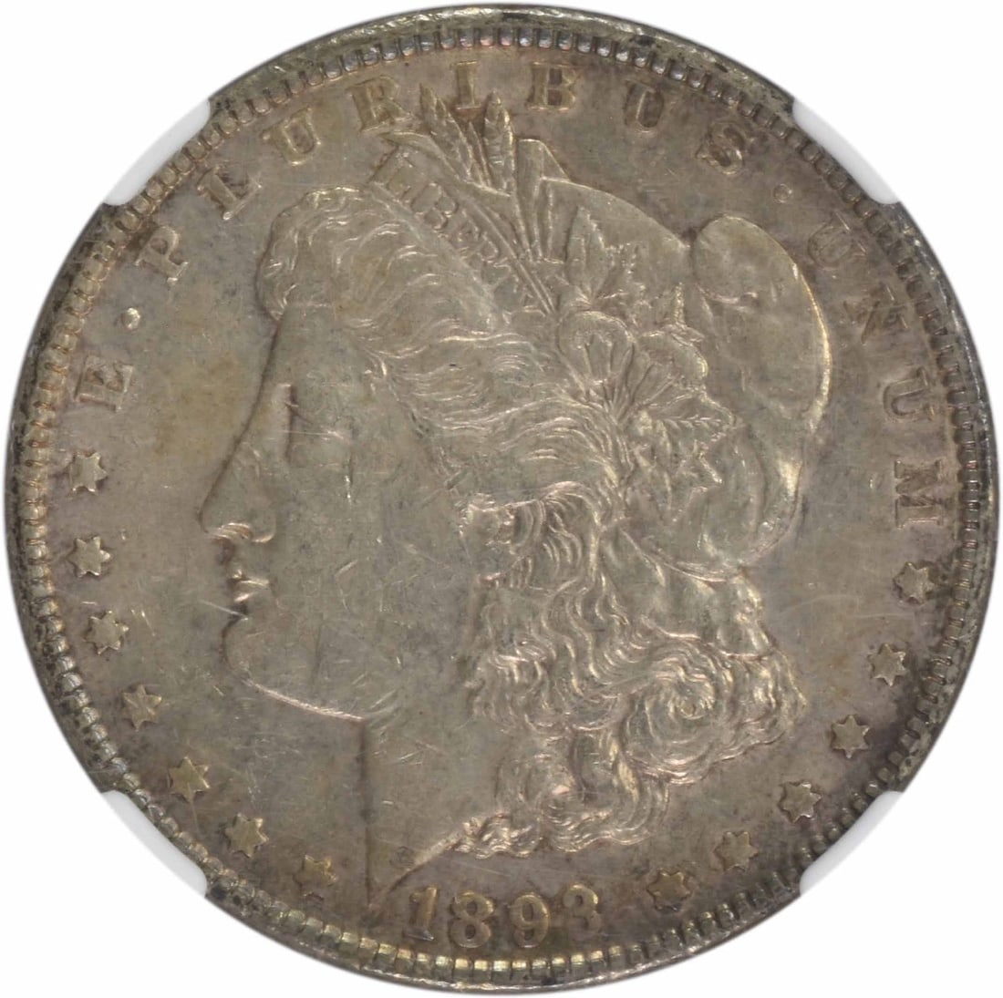 Silver dollar 1893 Morgan EF45 - 2