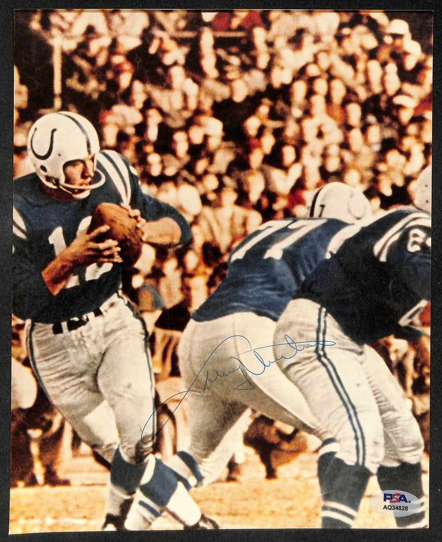 Unitas Johnny HOF Signed Autographed Vintage Photo 8x10 Colts PSA DNA 210788: Unitas Johnny HOF Signed Autographed Vintage Photo 8x10 Colts PSA DNA 210788 Item Specifics: Original/Reprint: Original Product: Photo Sport: Football Product Disclaimer: Not affiliated with any team