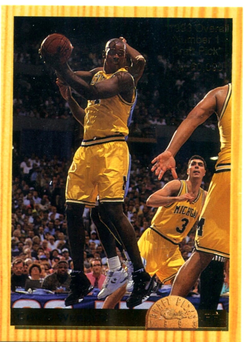 Chris Webber 1993 Draft Picks Card (1 of 1)