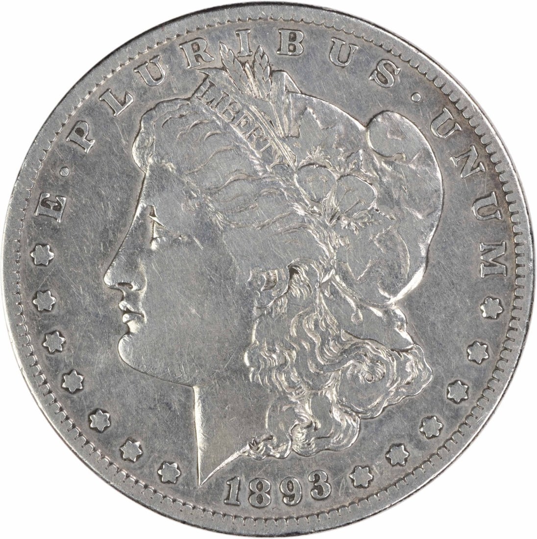 1893-S Morgan Silver Dollar F Uncertified (1 of 2)