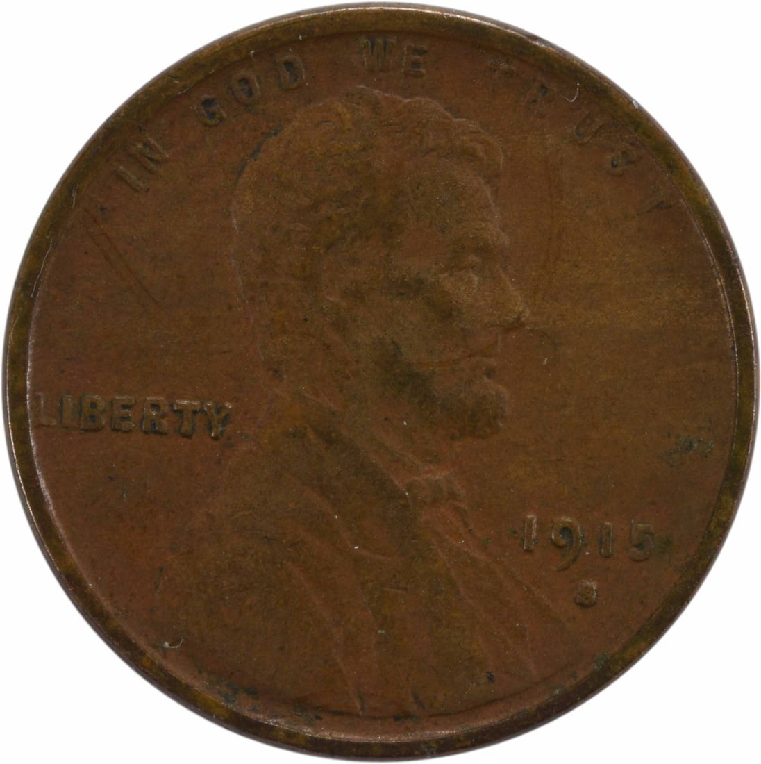 Choice EF Uncertified 1915 S Lincoln Cent: Choice EF Uncertified 1915 S Lincoln Cent EF Uncertified 1915 S Lincoln Cent - A Rare and Historic Circulated Coin. This copper small cent features the iconic Lincoln Wheat design, minted in 1915 at t