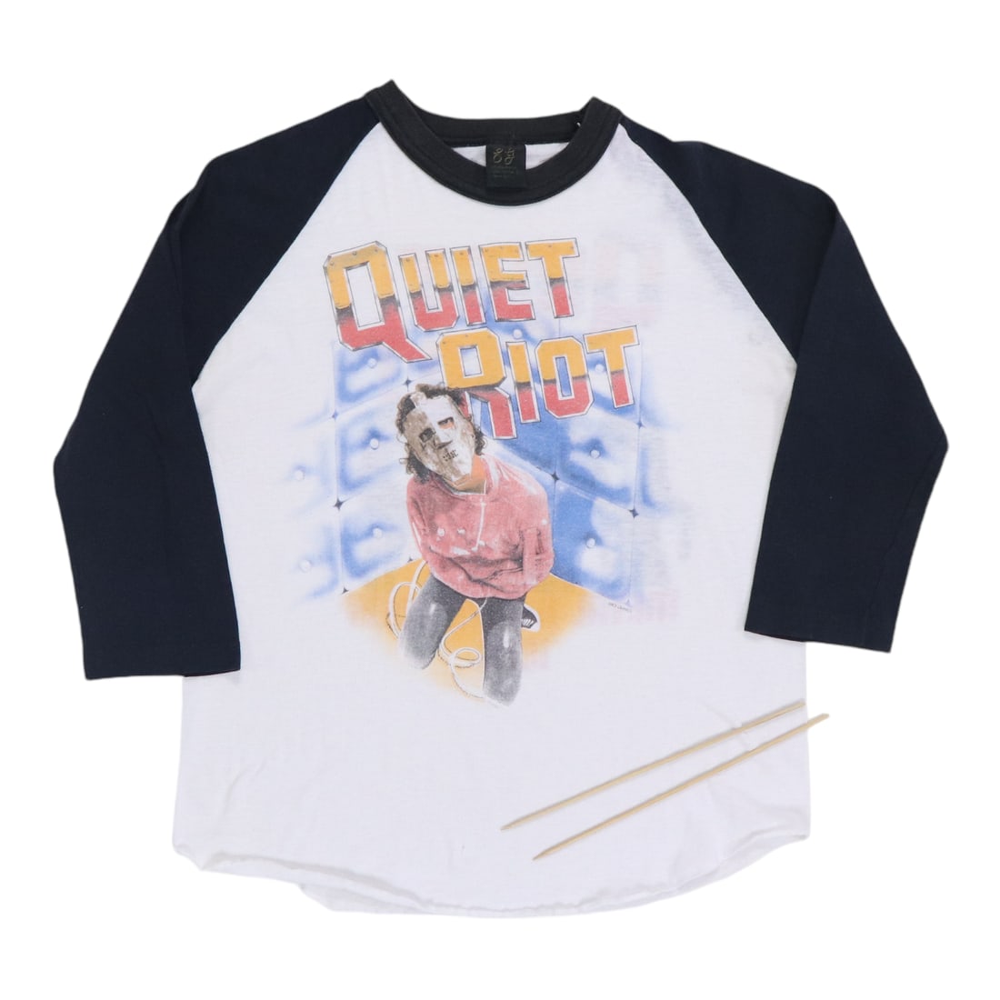Riot Quiet Jersey Health Shirt Metal Tour 1984 (1 of 6)