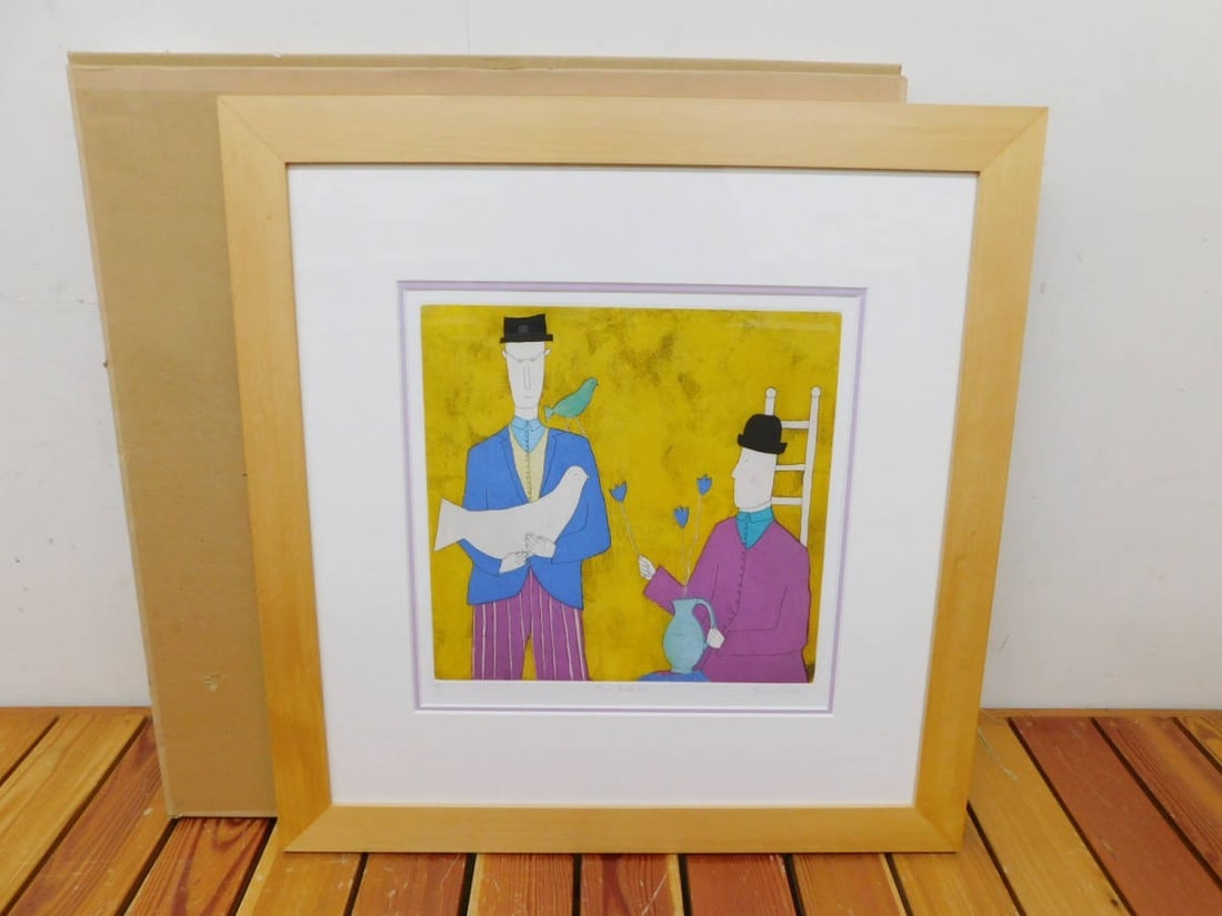 For A White Bird Signed Silkscreen Print Framed By Anora Spence: For A White Bird Signed Silkscreen Print Framed By Anora Spence Item Specifics: Artist: Annora Spence Unit Of Sale: Single Piece Signed By: Annora Spence Image Orientation: Portrait Signed: Yes Size: 
