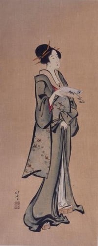 Katsushika Hokusai Meiji 40 Woodblock Print Tanabata Bijin Shinbi Shoin 1907: Katsushika Hokusai Meiji 40 Woodblock Print Tanabata Bijin Shinbi Shoin 1907 Item Specifics: Artist: Katsushika Hokusai Subject: Ukiyo-e Material: Paper Style: Japanese Size: 41.5 x 17 cm Product Disc