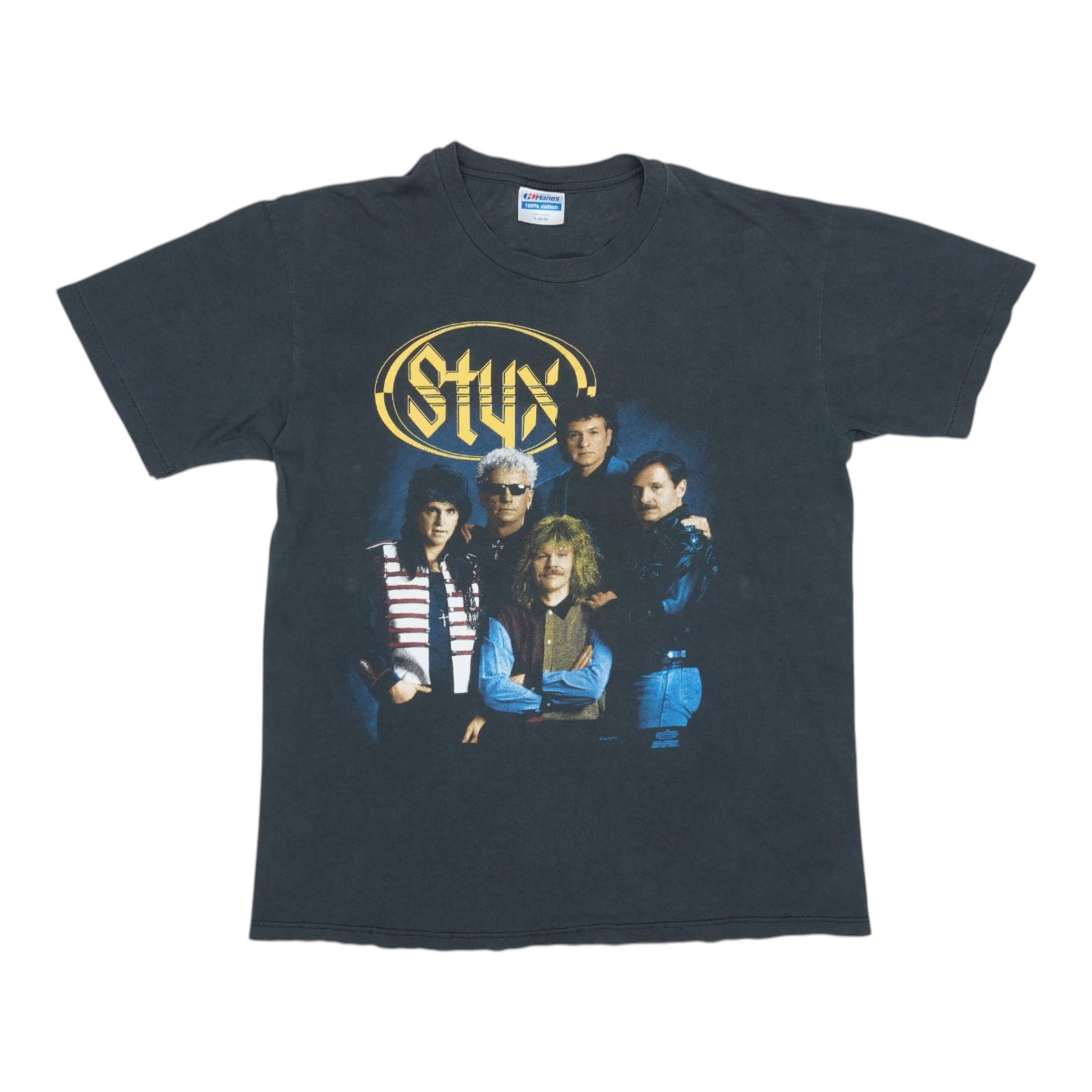 1991 Styx Edge Of The Century Tour Shirt: 1991 Styx Edge Of The Century Tour Shirt Authentic 1991 Styx Edge Of The Century Tour Shirt. This vintage tour tee features the iconic band's logo and design, a must-have for fans of the legendary
