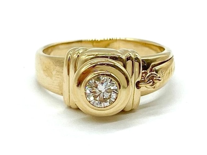 Tabbah diamond ring gold secret message yellow 18k with vintage paper box: Tabbah diamond ring gold secret message yellow 18k with vintage paper box Item Specifics: Shape: Round Occasion: Anniversary Birthday Christmas Engagement Graduation Mother's Day Valentine's Day Weddi