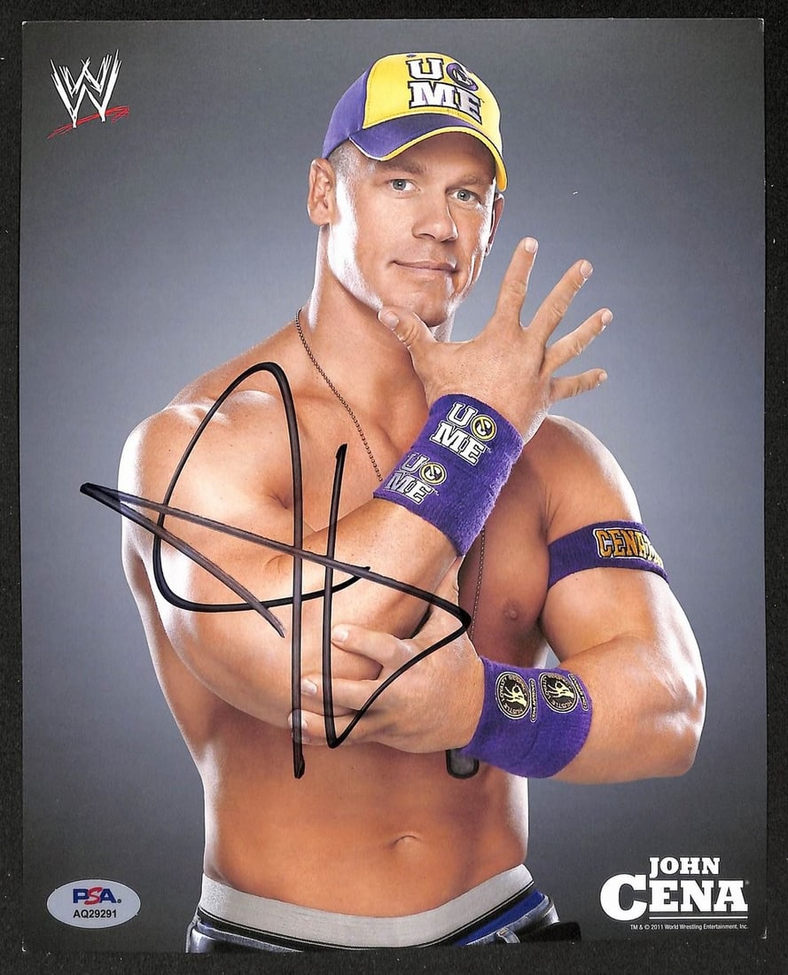 John Cena Signed/ Autographed 8x10 WWE Photo PSA/ DNA 205941: John Cena Signed/ Autographed 8x10 WWE Photo PSA/ DNA 205941 Item Specifics: Original/Reprint: Original Product: Photo Sport: Wrestling Product Disclaimer: Not affiliated with any team or league. Sign