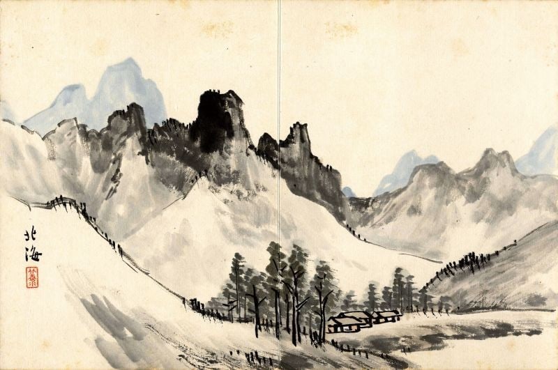 Meiji Japanese Woodblock Print Album Landscape Art Book Takashima Antique Hokkai: Meiji Japanese Woodblock Print Album Landscape Art Book Takashima Antique Hokkai Item Specifics: Artist: Takashima Hokkai Subject: Landscape Nature Sansui Material: Paper Washi Ink Style: Japanese Yea