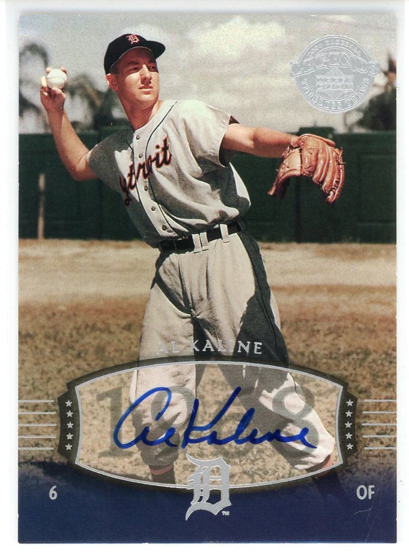 Al Kaline Autographed 2004 Upper Deck Legends Card #25 (1 of 2)