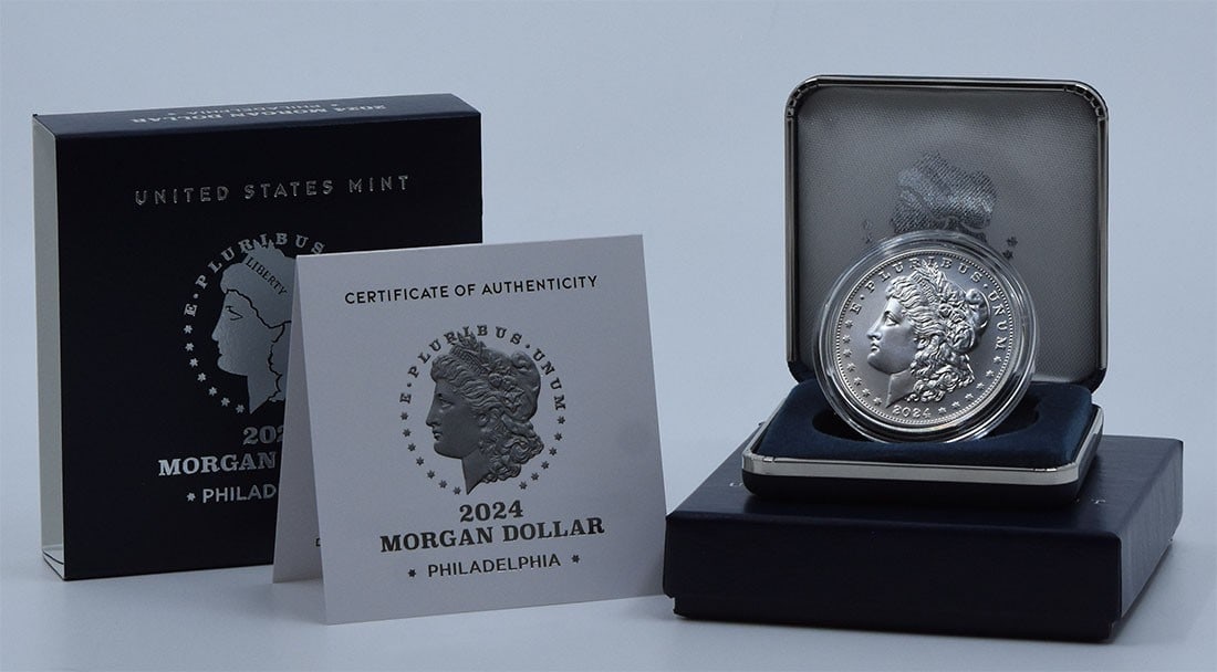 Government Original Dollar Silver Morgan 2024: Government Original Dollar Silver Morgan 2024 The 2024 Government Original Dollar Silver Morgan features an uncirculated design with no mint mark, showcasing the iconic Morgan dollar style. Made from 