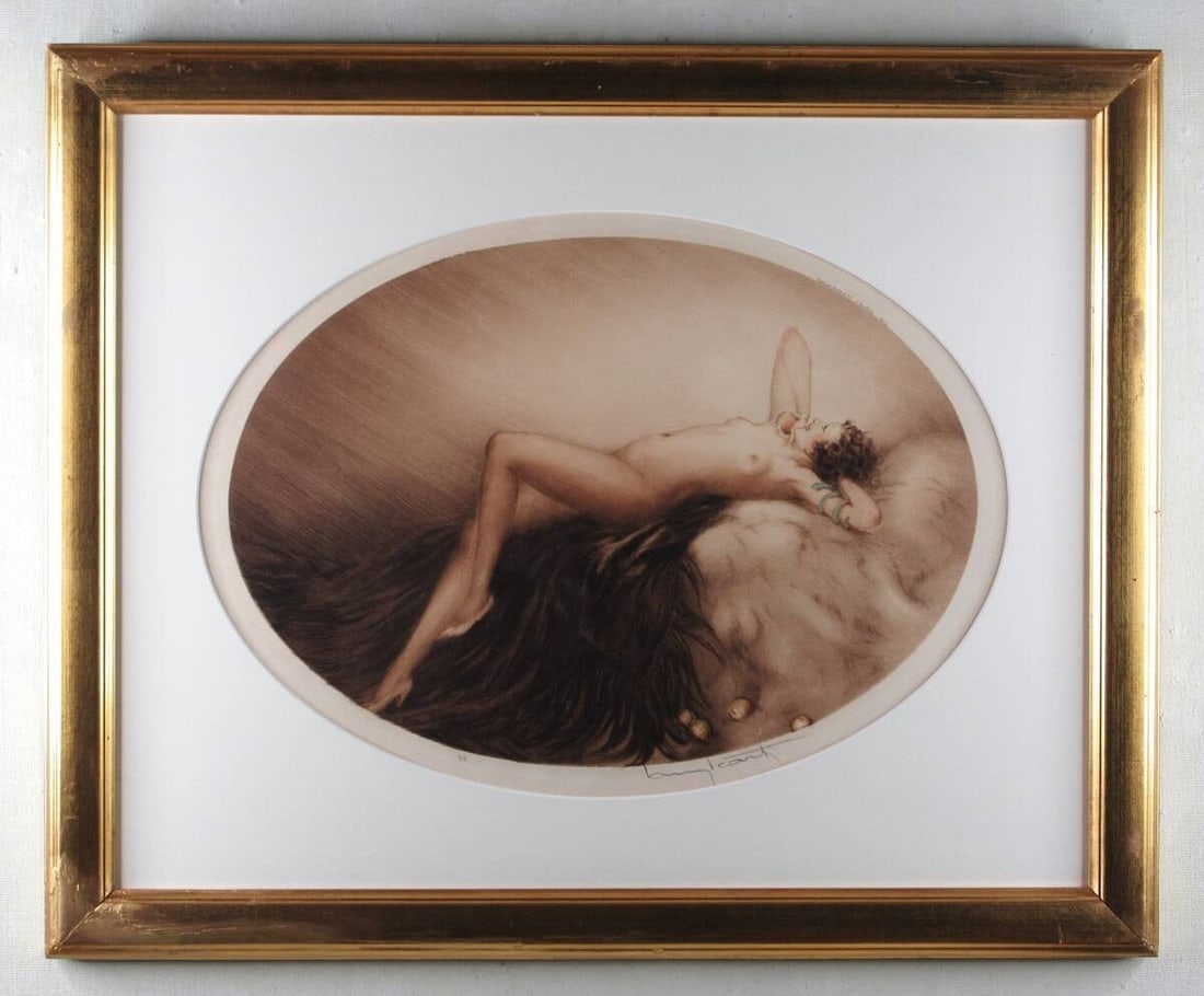 Louis Icart Eve I Etching 1928 Framed Artwork Signed: Louis Icart Eve I Etching 1928 Framed Artwork Signed Item Specifics: Unit Of Sale: Single Piece Artist: Louis Icart Signed: Yes Period: Art Deco (1920-1940) Material: Paper Framing: Framed Original/Li