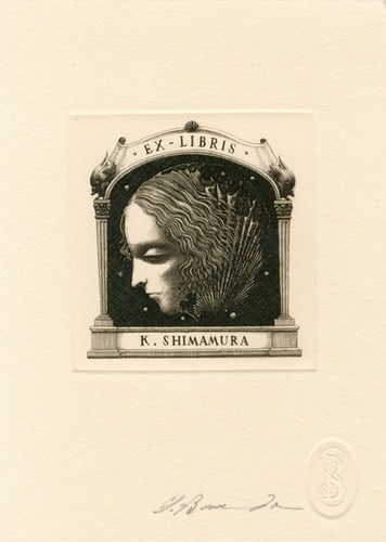 Soichi Bando Signed Etching Ex Libris 17 Japanese Art 1992 Miniature: Soichi Bando Signed Etching Ex Libris 17 Japanese Art 1992 Miniature Item Specifics: Artist: Soichi Bando Subject: Ex Libris (Bookplate) Material: Copperplate Etching on Paper Style: Japanese Size: 8.