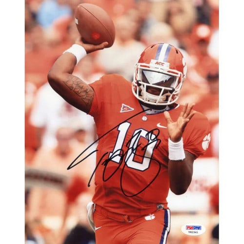 Tajh Boyd Autographed 8x10 Photo (PSA/ DNA): Tajh Boyd Autographed 8x10 Photo (PSA/ DNA) Item Specifics: Brand: Professional Sports Authenticator (PSA) Tajh Boyd Autographed 8x10 Photo Signed in black sharpie across the front of the photo Tajh i