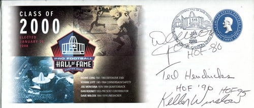 Football Hall Famers Pro Football Hall of Fame Class of 2000 (1 of 1)