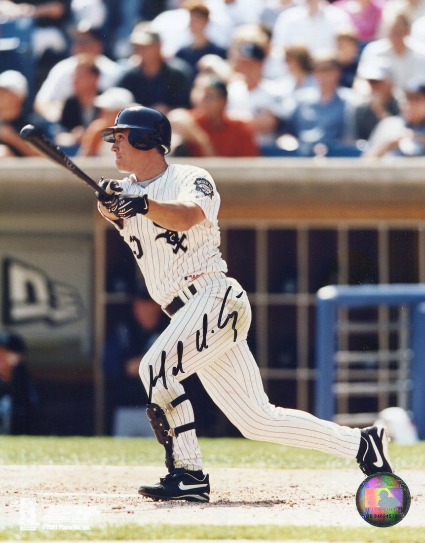 Ordonez Autographed Maggilo: Ordonez Autographed Maggilo Item Specifics: Maggilo OrdonezAutographed 8x10-White Sox.Signed in sharpie across the front of the photo Autograph is authenticated by , and will be accompanied by a COA f