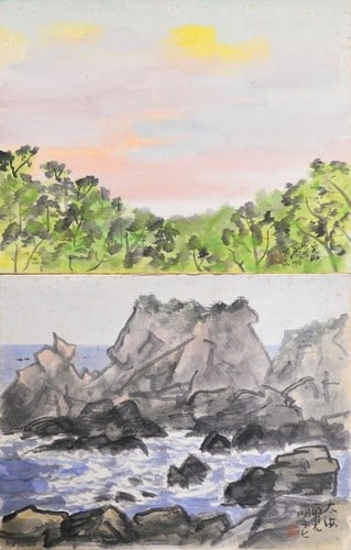 Ocean Great Miyahara Art Shikishi Large Japanese Boards Painting: Ocean Great Miyahara Art Shikishi Large Japanese Boards Painting Item Specifics: Artist: Akira Miyahara Subject: Ocean and Landscapes Material: Ink and color on paperboard Style: Japanese Year Of Prod