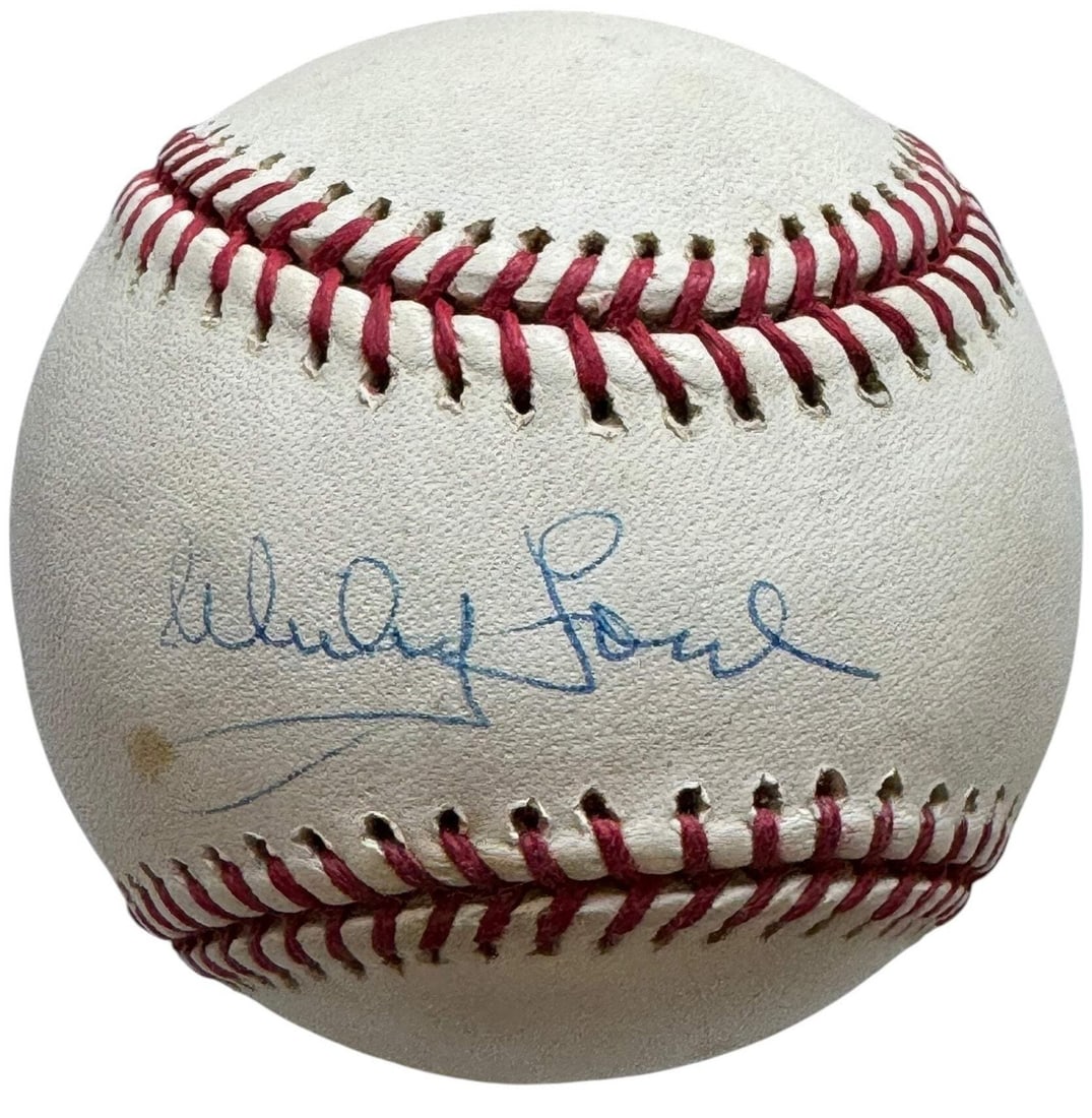 Ford Major League Official Autographed Whitey Baseball (1 of 2)