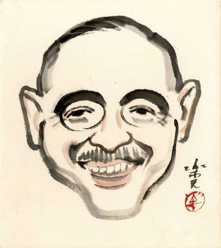 3pc Kitazawa Rakuten Caricature Shikishi Art Japanese Modern Manga Pioneer: 3pc Kitazawa Rakuten Caricature Shikishi Art Japanese Modern Manga Pioneer Item Specifics: Artist: Kitazawa Rakuten Subject: Caricature Material: Ink on Shikishi Board Style: Japanese Year Of Producti